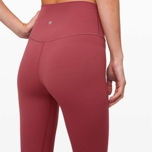 Lululemon Align 28" size 6 Chianti